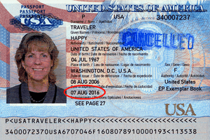 Passport expiration date