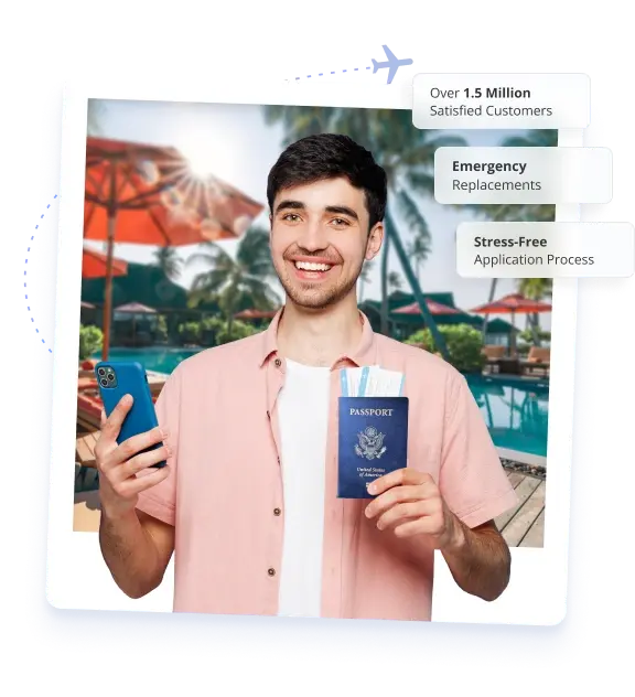 Replace your <br><span class='highlight'>lost passport</span> quickly